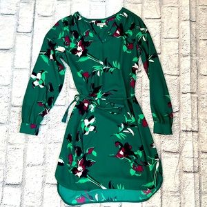 Green Floral Dress